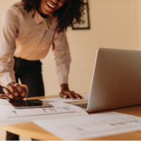 Freelancing lady